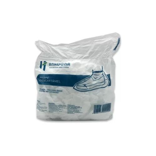 Sapatilha Propé Descartável Sanfonada Soft - 100 UN