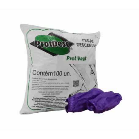 Propé Descartável 20gr Lilás - Pct c/ 100Un